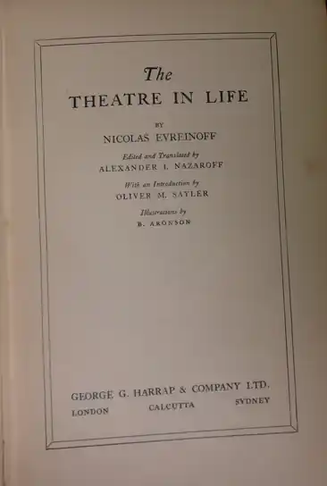 The Theatre in life, ok. 1927r. Wybór klientów