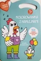 Do wyczerpania zapasów Kolorowana z naklejkami. Na wsi z kogutem - praca zbiorowa