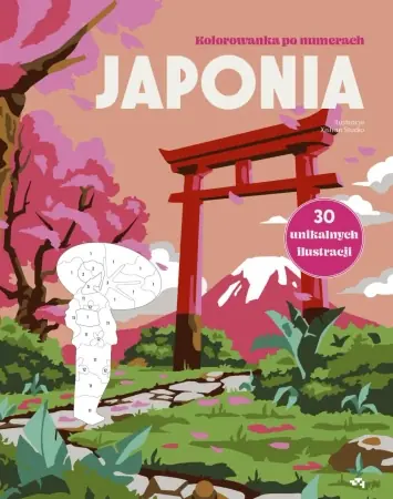 Japonia. Kolorowanka po numerach - Xishan Studio Super okazja